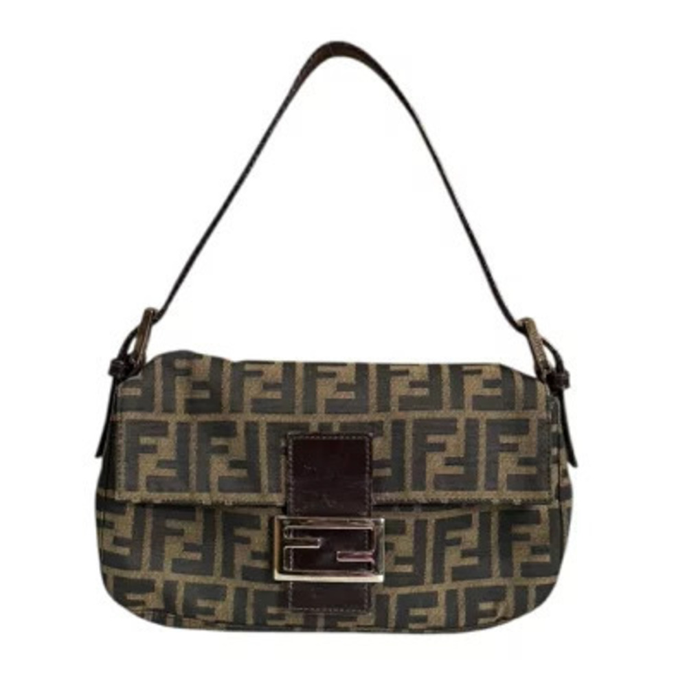 Fendi Mamma Bucket Zucca Handbag Canvas Brown